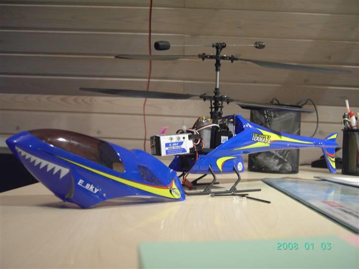 Helikopter E-Sky Lama V4 - E-Sky Lama V4 skildt lidt ad. billede 10