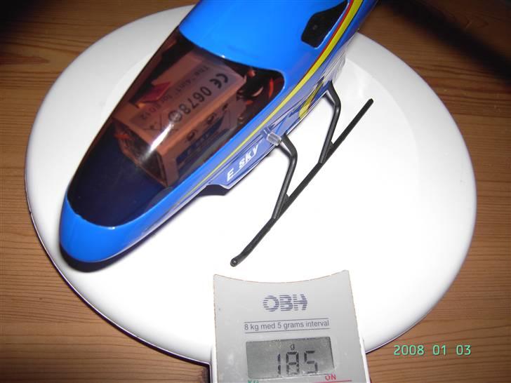 Helikopter E-Sky Lama V4 - Lama på vægten. 185g uden batteri. billede 19