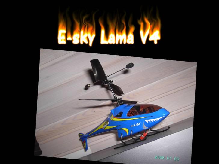 Helikopter E-Sky Lama V4 - Viser mine ikke så vilde "skills" :-) billede 20