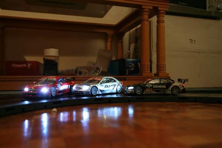 Bil SXC.Scalextric  Raserbane - samme tre biler billede 5