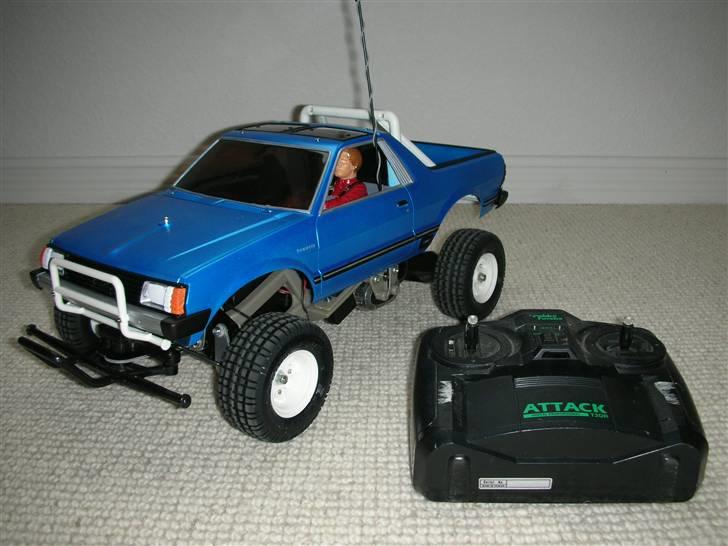 Off-Roader Tamiya Subaru Brat - Fandt en gammel Robbe Futuba Attack radio sender billede 6