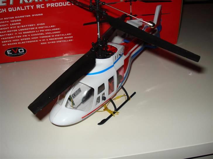 Helikopter Evo Jet Ranger *SOLGT* billede 6