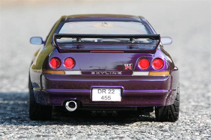 Bil Nissan Skyline R33 GT-R Tamiya TT-01 - et Nissan mærke er kommet på. opdatering kommer senere billede 10