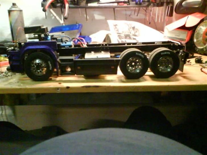 Lastbiler scania R620 V8 - her har jeg lavet en lille opstilling  for at se hvordan dettager sig ud (ventede på dele) billede 6