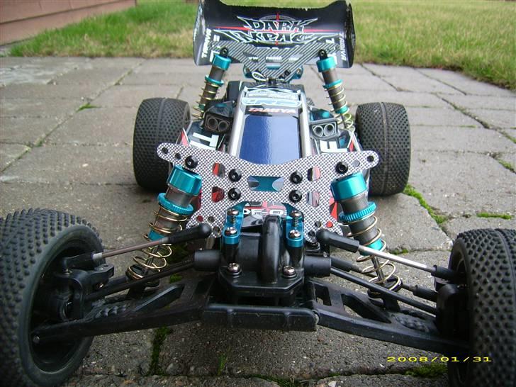 Buggy Tamiya DF-03 Dark Impact - Bilen - forfra. billede 2