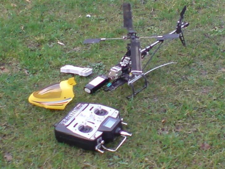 Helikopter falcon 3D billede 3