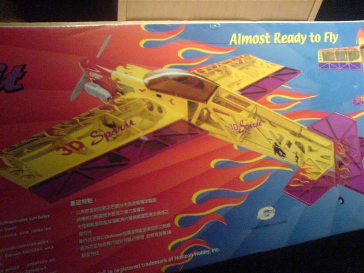 Fly sprit 3D billede 1