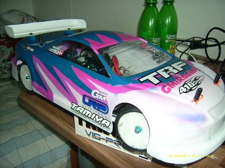 Bil Tamiya TRF416 - Stickers med tingene under kølerhjelmen ;) billede 14