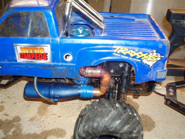 Off-Roader traxxas nitro stampede - uha uha kobber udstødning billede 3