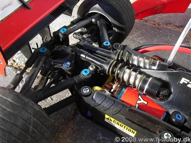 Bil Tamiya F201 / Ferrari F1 - Rigtig fed affjedringssystem. billede 11