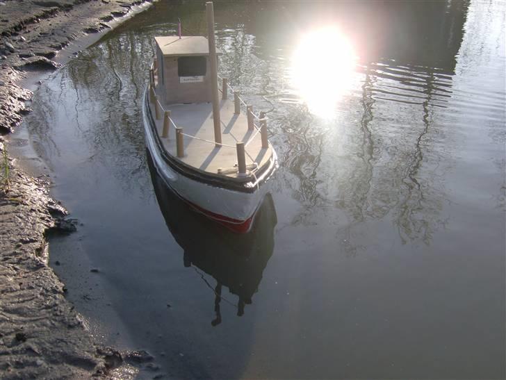 Båd Glasfiber Et projekt - Første gang den sejler med ny maling billede 7