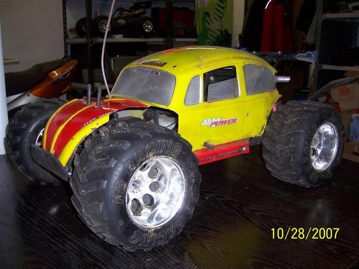 Bil FG monster Jeep / Beetle - her med den gamle baldrede karosse ! ! !  billede 12