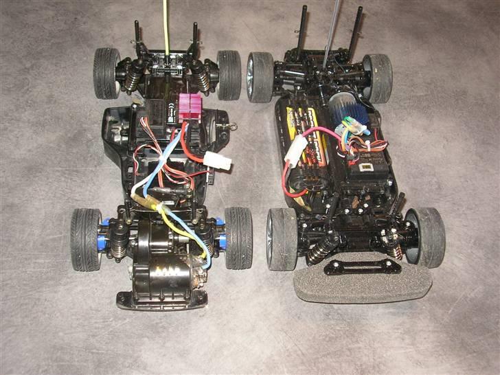 Bil Tamiya  TT-01-solgt - her ses forskellen på min tt-01 og min ff-01  billede 13