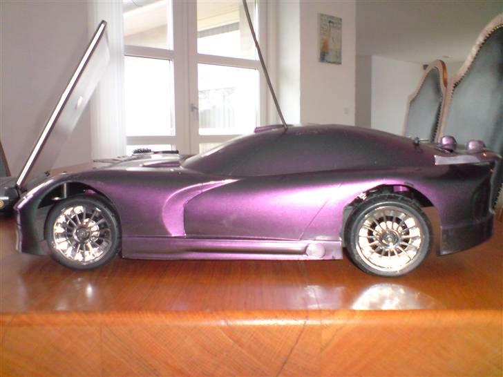 Bil ((byttet)) Nitro RACE    - med de nye fælge og dæk billede 2