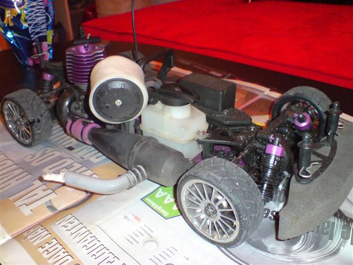 Bil ((byttet)) Nitro RACE    - har lige været ude at køre, så den er lige lidt beskit. billede 4