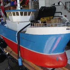 Båd hjemmelavet fiskekutter