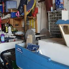 Båd hjemmelavet fiskekutter