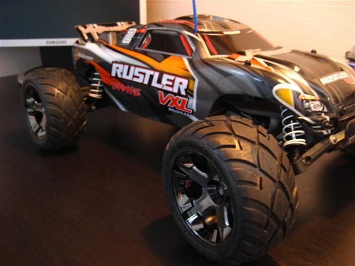 Off-Roader Rustler VXL SOLGT - Anaconda 2.8" Onroad dæk! billede 14