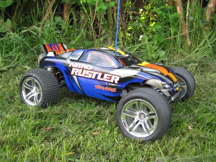 Off-Roader Traxxas Nitro Rustler billede 3