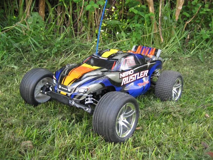 Off-Roader Traxxas Nitro Rustler billede 4