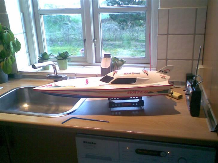 Båd EP RACING BOAT - før med water klistermærker billede 5