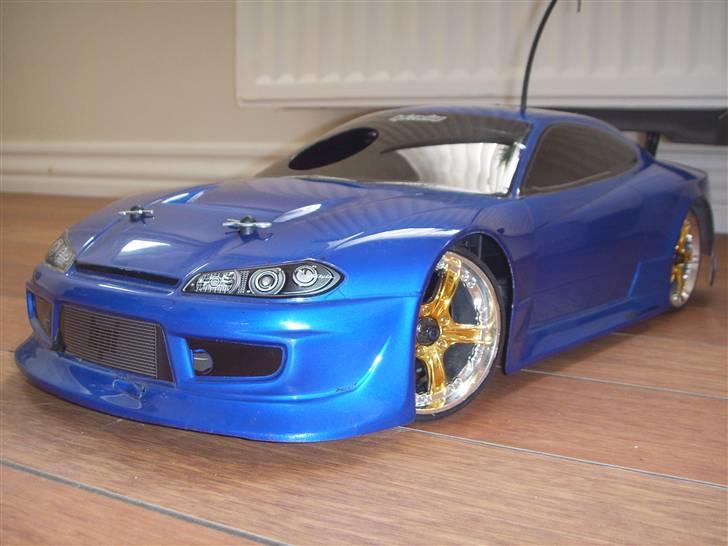 Bil HPI RS4 3 Nissan silvia - Som den står nu. med helt nye dæk på.20-05-2010 billede 6