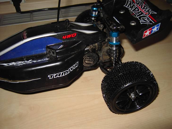 Buggy Tamiya DF-03 Dark Impact - Nye dæk/fælge og dæmpere billede 11