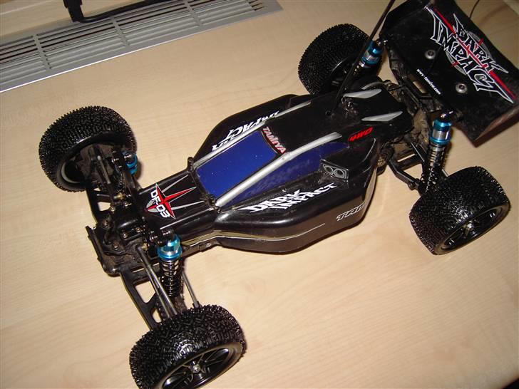 Buggy Tamiya DF-03 Dark Impact - Nye dæk/fælge og dæmpere billede 13