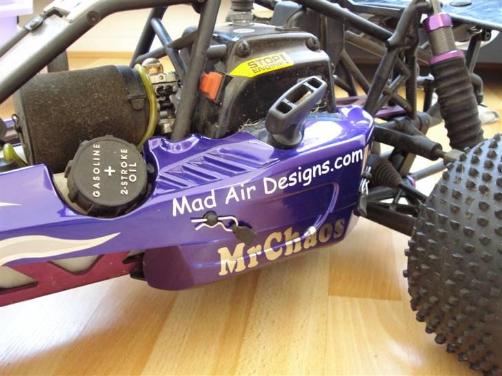 Off-Roader HPI Baja 5B *byttet væk* - Her er så min nye custom malet Desert rat karosse fra Mad Air Designs i UK billede 13