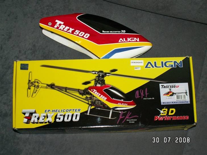 Helikopter Align Trex500 billede 10