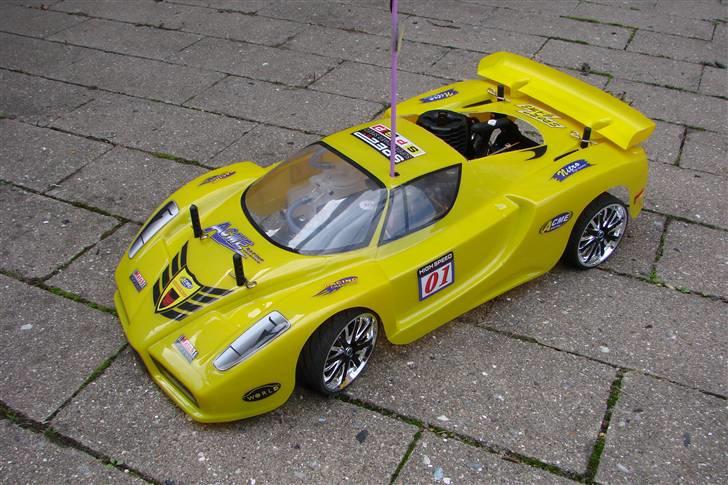 Bil ACME CYCLONE PRO (Solgt) - den gule Ferrari Enzo  billede 1