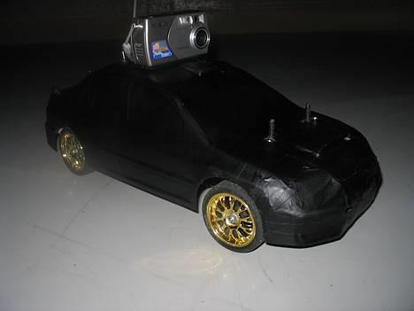 Bil Tamiya TL-01 - jeg har sat i video kamra oven på billen så jeg kan filme når jeg køre :D grinern billede 10