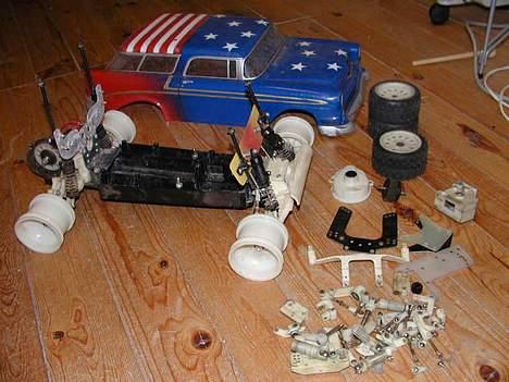 Bil Tamiya TT-01 Alfa/Skyline - Buggy/truck: Traxxas rad2  (tilsalg) billede 7