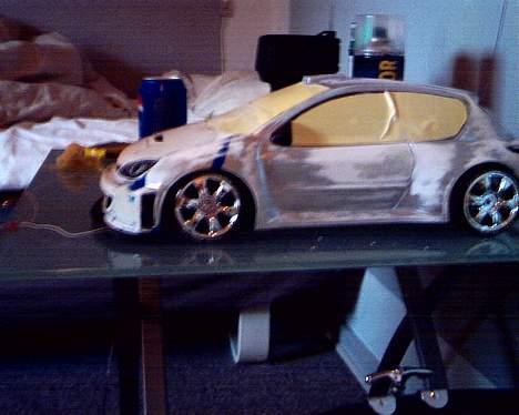 Bil 206 WRC QD (projekt) - fra siden... den er blevet sænket:) billede 4