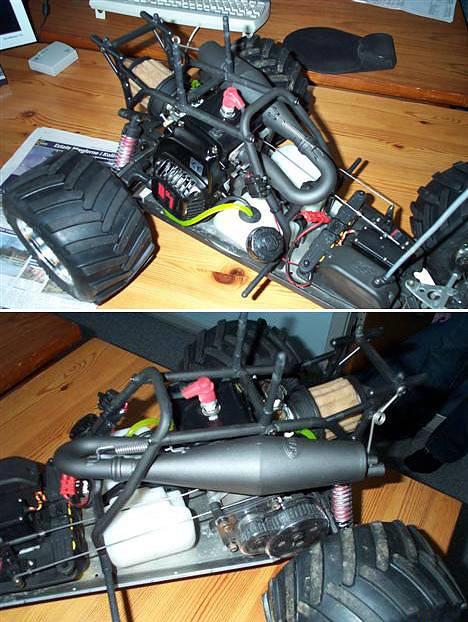 Off-Roader FG Monster Beetle - Drage decal - monteret på indersiden af karosse. billede 8