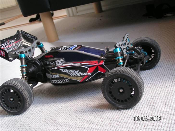 Buggy tamiya Dark impact SOLGT billede 8
