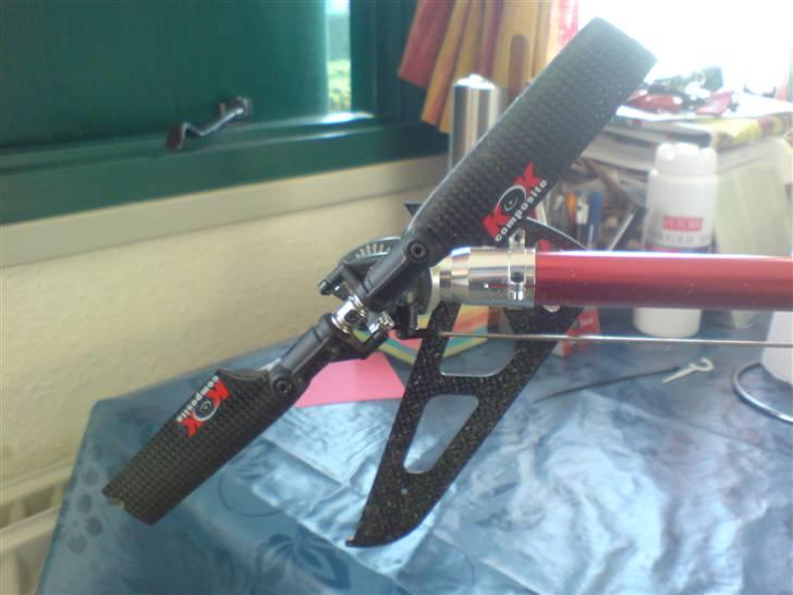 Helikopter T-rex 600 "Super Nitro" - KOK Carbon Rotorblade billede 5