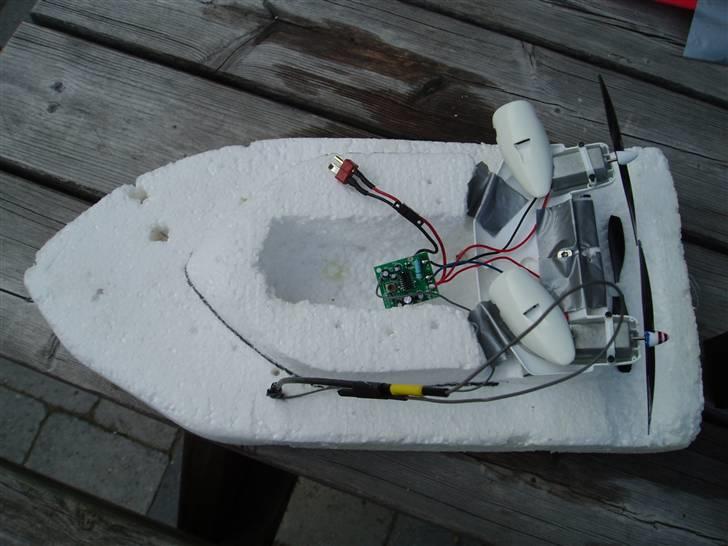 Båd flamingo hjemme fusk - den over levede en tur i det store hav billede 12