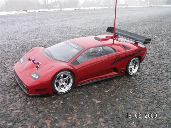 Bil Tamiya TT-01 Diablo GTR - Tamiya TT-01 Lamborghini Diablo GTR. billede 1