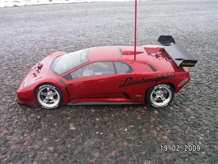 Bil Tamiya TT-01 Diablo GTR - Tamiya TT-01 Lamborghini Diablo GTR. billede 2