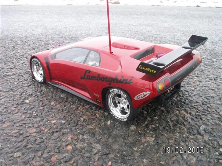 Bil Tamiya TT-01 Diablo GTR - Tamiya TT-01 Lamborghini Diablo GTR. billede 3