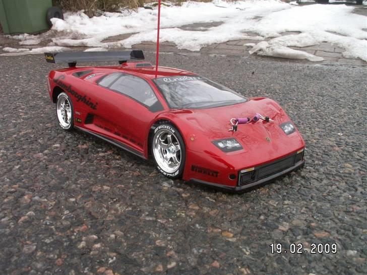 Bil Tamiya TT-01 Diablo GTR - Tamiya TT-01 Lamborghini Diablo GTR. billede 8
