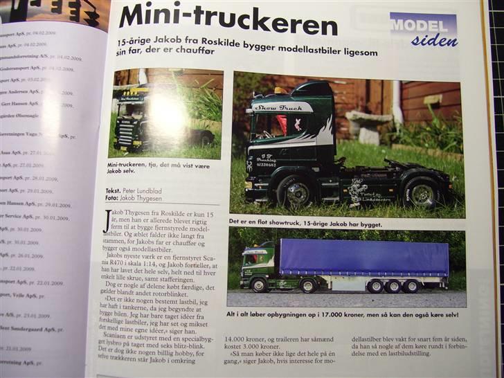Lastbiler Scania R470 nye billeder - Jeps... Bilen har også været med i Lastbil magasinet, som en af de eneste RC-Lastbiler :-) billede 8