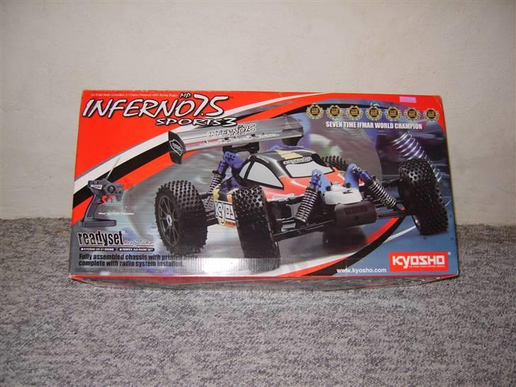 Buggy kyosho inferno (solgt)7,5 billede 3