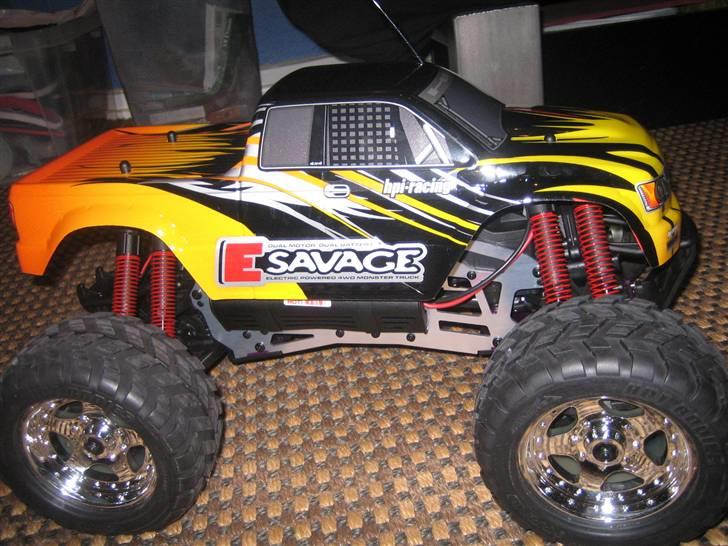Truck HPI E-savage - Fra siden. billede 2
