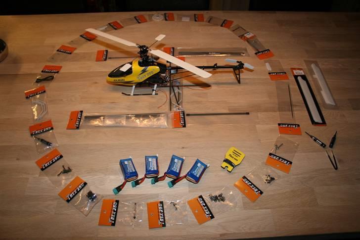 Helikopter T-rex 250 (solgt) billede 5