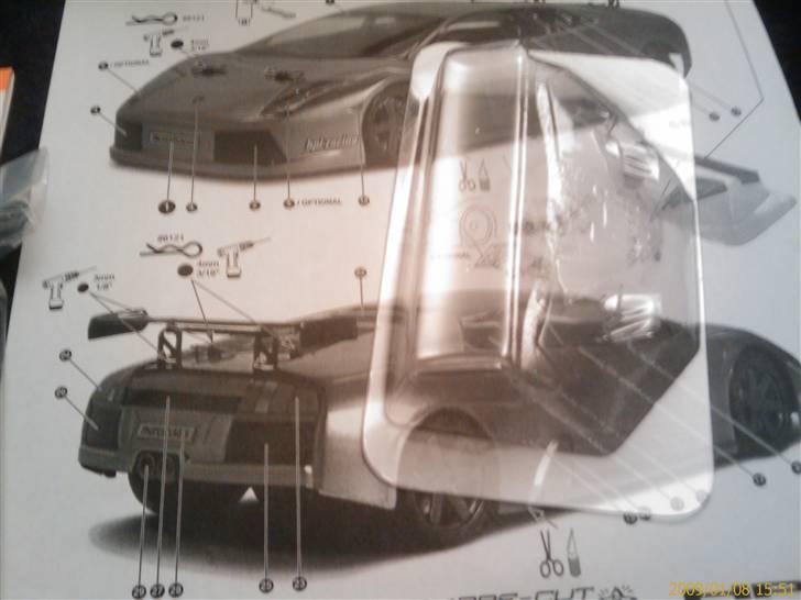 Bil V-MAX Driftcar  - Forlygte indsats og bagspøjle billede 10