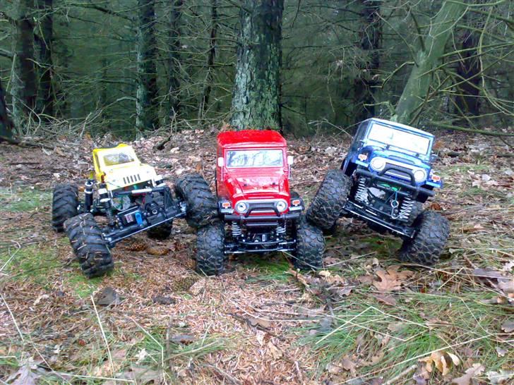 Off-Roader Tamiya Toyota Landcruiser - Jesper - Mig - Henrik     en lille tur i skoven billede 10