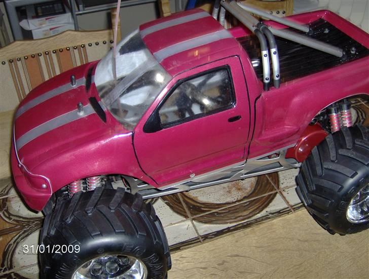 Off-Roader * fg monster truck solgt - mit første hjemme malet karros billede 1