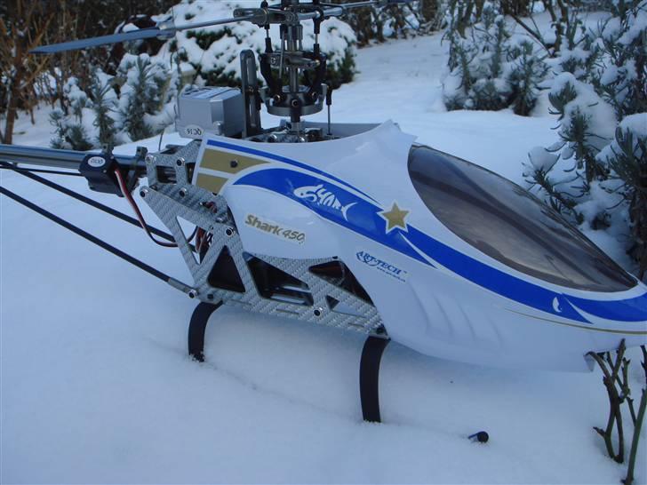 Helikopter Shark 450 II   (solgt) billede 8